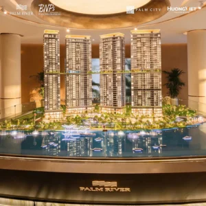 Palm River qua lăng kính sa bàn tại Sales Gallery Palm City - Bách Như Properties - BNP's