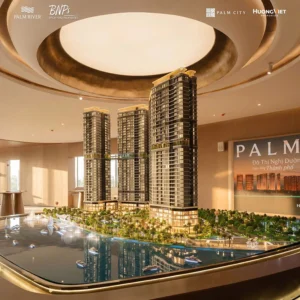Palm River qua lăng kính sa bàn tại Sales Gallery Palm City - Bách Như Properties - BNP's