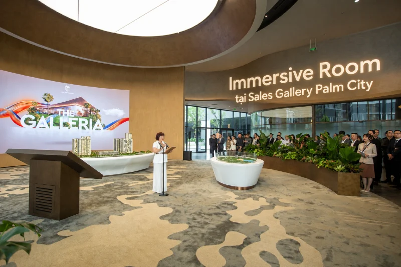 Immersive Room tại Sales Gallery Palm City không gian đẳng cấp - Bách Như Properties BNPs