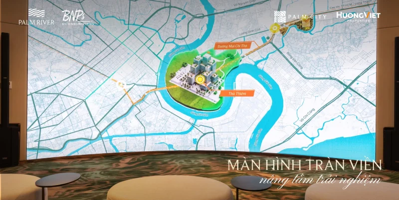 Điểm Nhấn Công Nghệ Tại Immersive Room tại Sales Gallery Palm City - Bách Như Properties BNPs