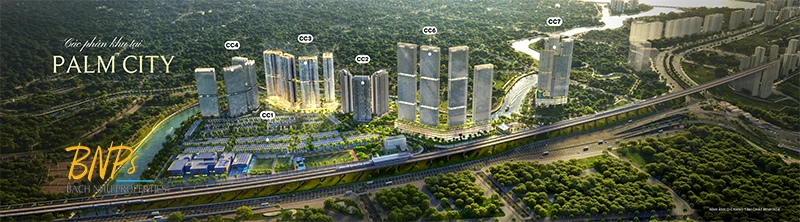 Các Phân Khu Palm City: Quy Hoạch Toàn Cảnh Đô Thị Ven Sông 30,6 ha - Bách Như Properties - BNP's