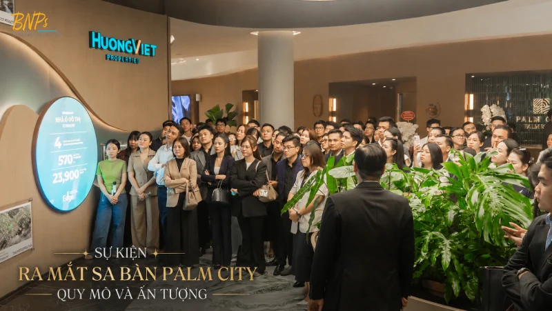 Sự kiện ra mắt sa bàn Palm City quy mô và ấn tượng