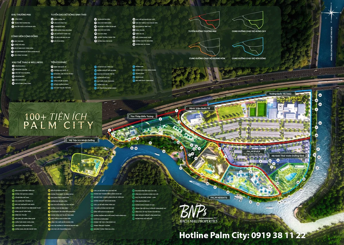 Tiện Ích Palm City Có Gì? Khám Phá Hệ Sinh Thái 100+ Điểm Chạm Sống Đẳng Cấp - Bách Như Properties - BNP's