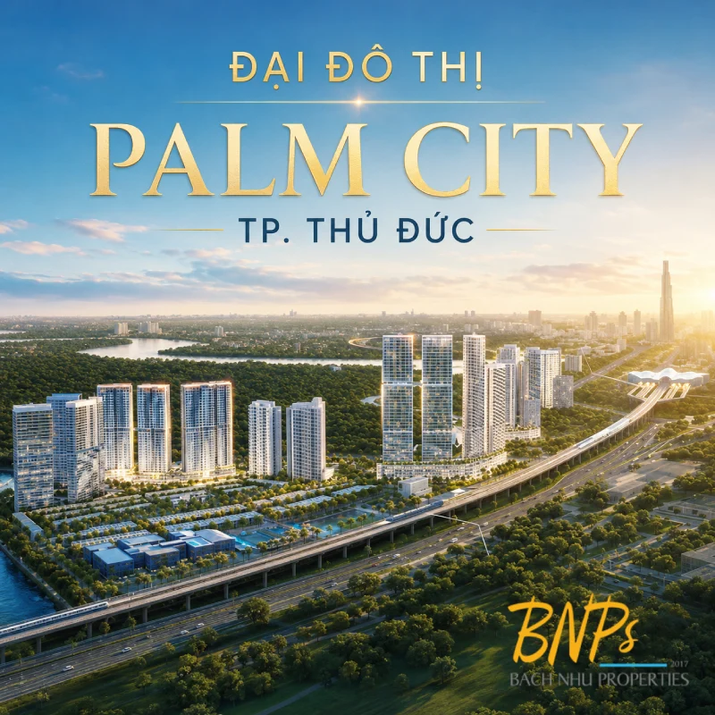 Tổng quan về đại đô thị Palm City TP. Thủ Đức - Bách Như Properties - BNPs