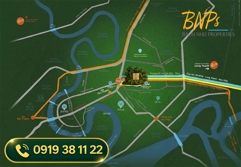 Vị trí Palm River-Palm City - Bách Như Properties - BNP's