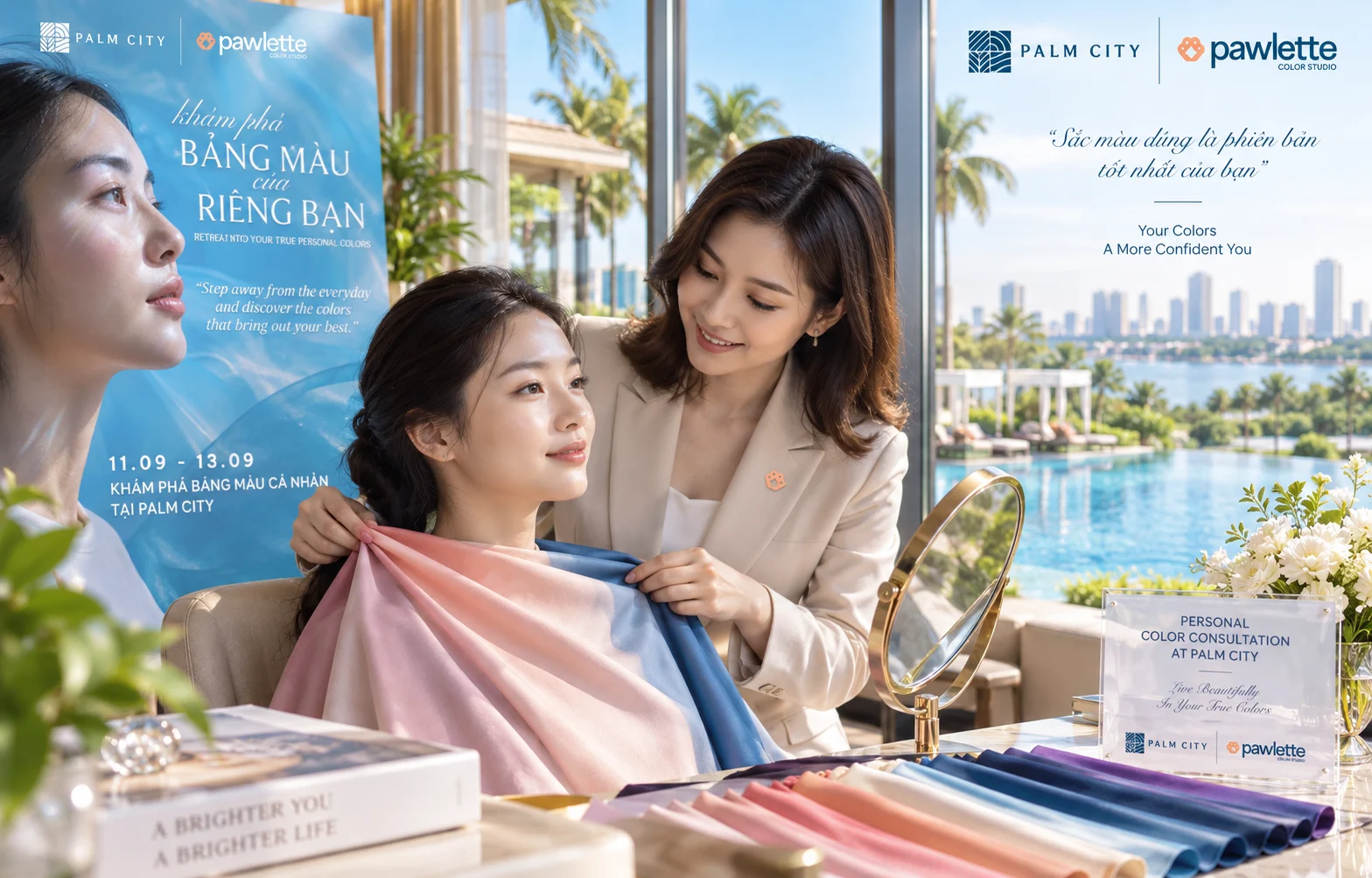 Khám phá sắc màu Palm City của riêng bạn Tiếp nối hành trình Everyday Retreat